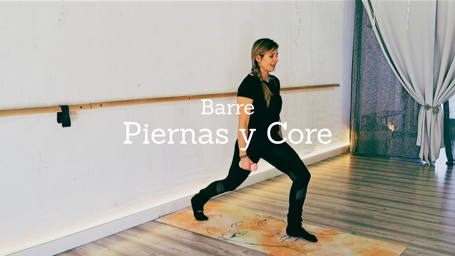 Piernas y core. Barre con Mónica