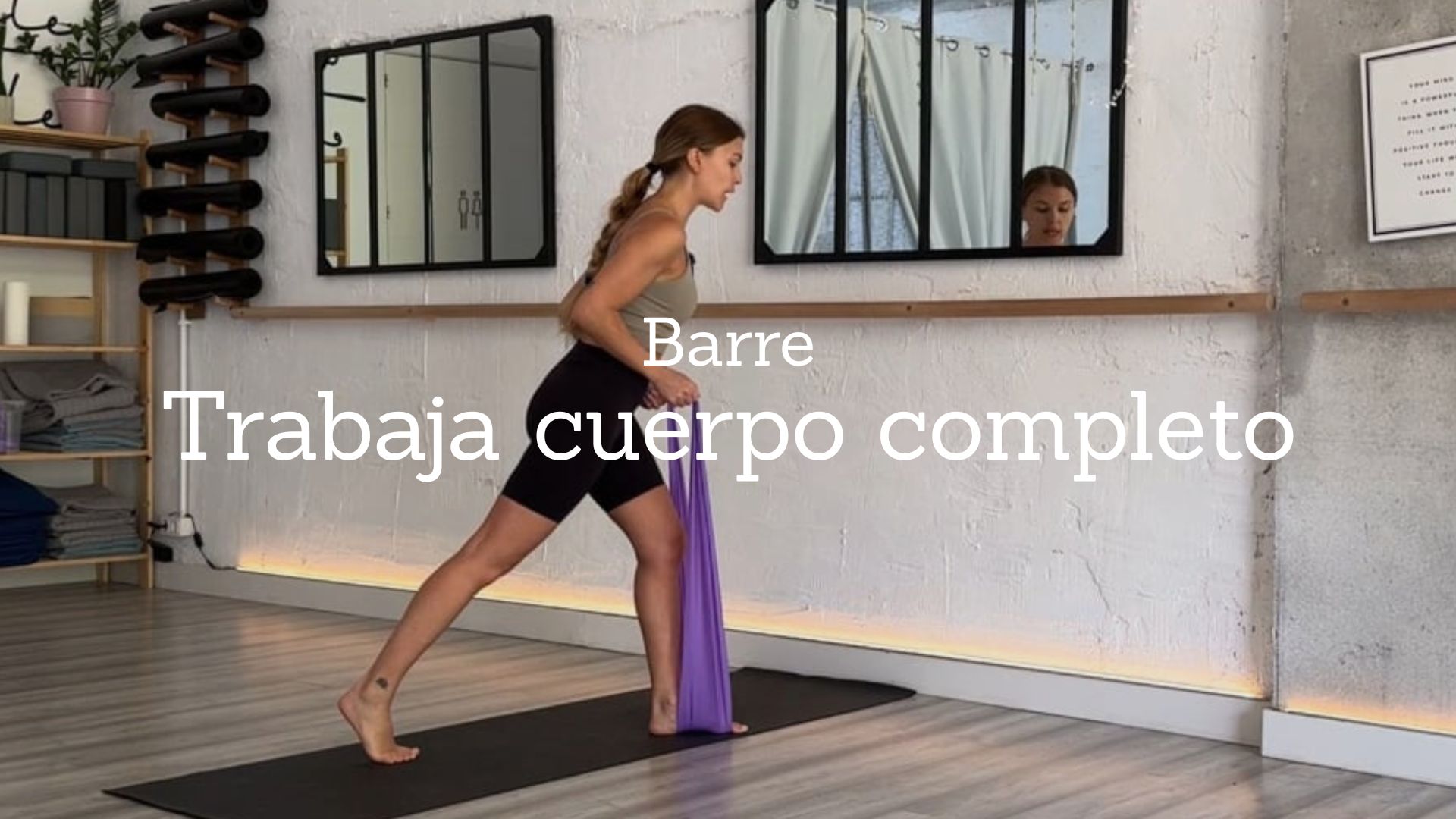 Cuerpo completo. Barre con Alessandra